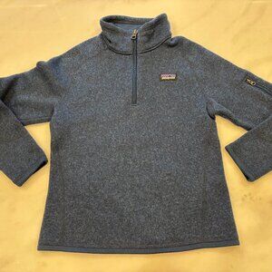 Patagonia Kids Better Sweater Quarter Zip Pullover (S)
